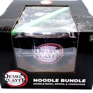 DEMON SLAYER Kimetsu No Yaiba Ramen Noodle Bundle - Bowl Spoon & Chopsticks Set